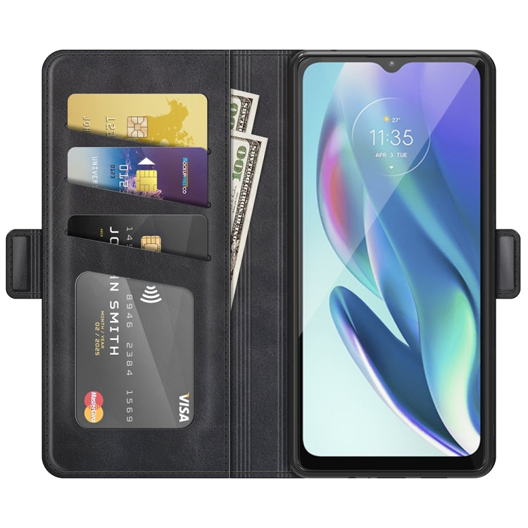 For Motorola Moto G50 5G Dual-side Magnetic Buckle Horizontal Flip Leather Case with Holder & Card Slots & Wallet