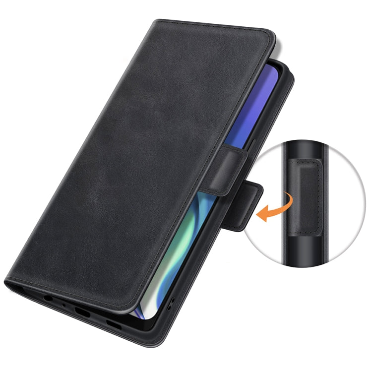 For Motorola Moto G50 5G Dual-side Magnetic Buckle Horizontal Flip Leather Case with Holder & Card Slots & Wallet