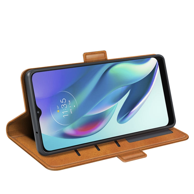 For Motorola Moto G50 5G Dual-side Magnetic Buckle Horizontal Flip Leather Case with Holder & Card Slots & Wallet