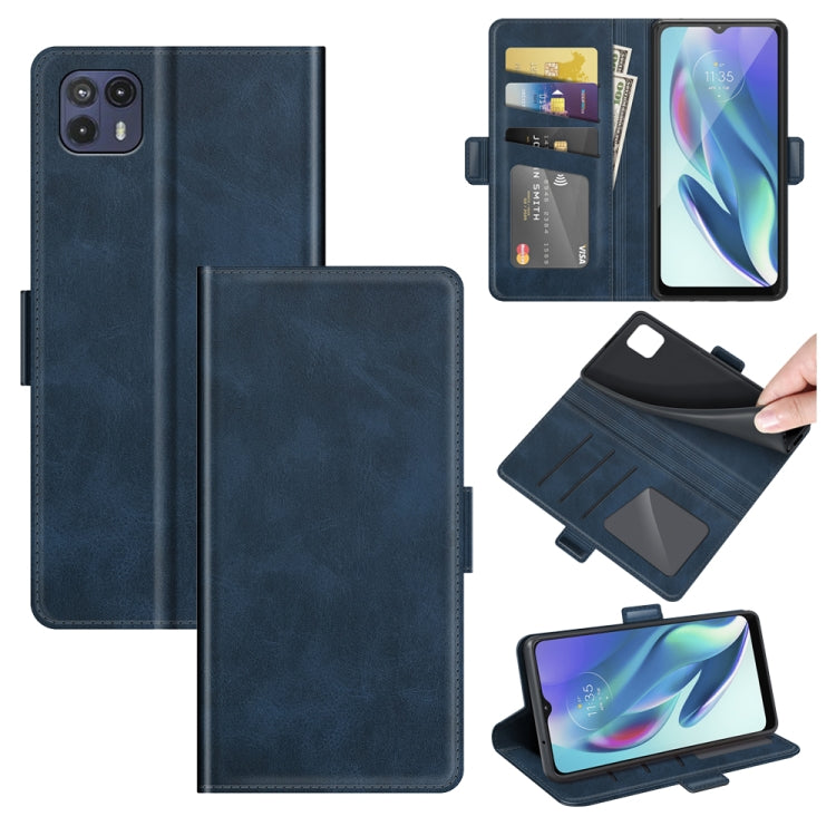 For Motorola Moto G50 5G Dual-side Magnetic Buckle Horizontal Flip Leather Case with Holder & Card Slots & Wallet