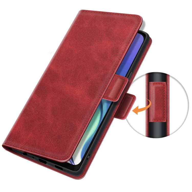 For Motorola Moto G50 5G Dual-side Magnetic Buckle Horizontal Flip Leather Case with Holder & Card Slots & Wallet