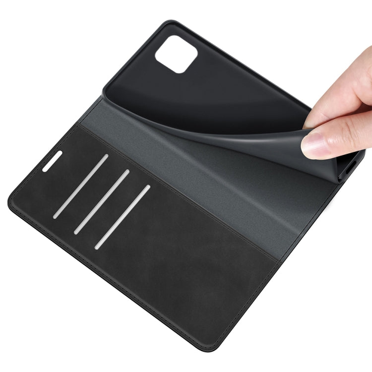 For Motorola Moto G50 5G Retro-skin Business Magnetic Suction Leather Case with Holder & Card Slots & Wallet