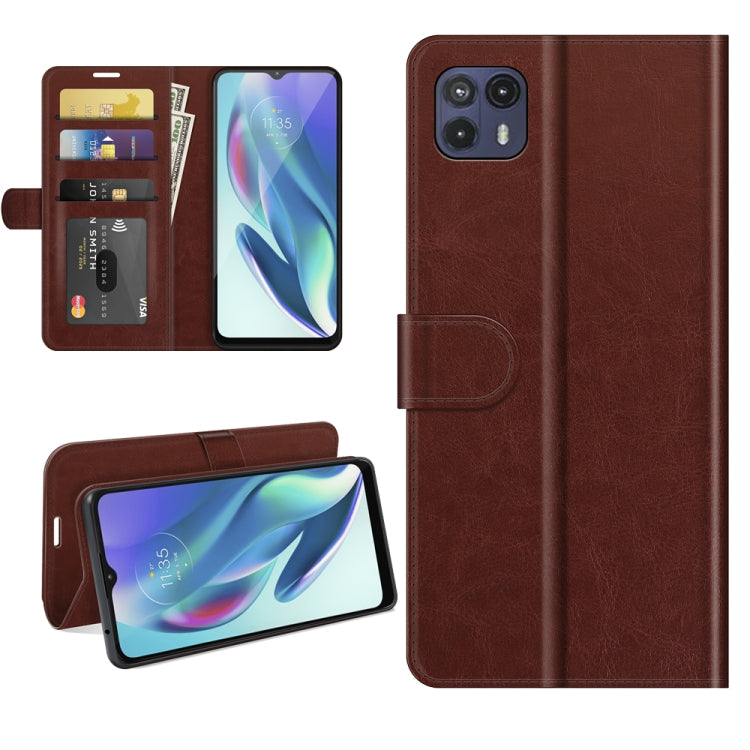 For Motorola Moto G50 5G R64 Texture Single Horizontal Flip Protective Case with Holder & Card Slots & Wallet& Photo Frame