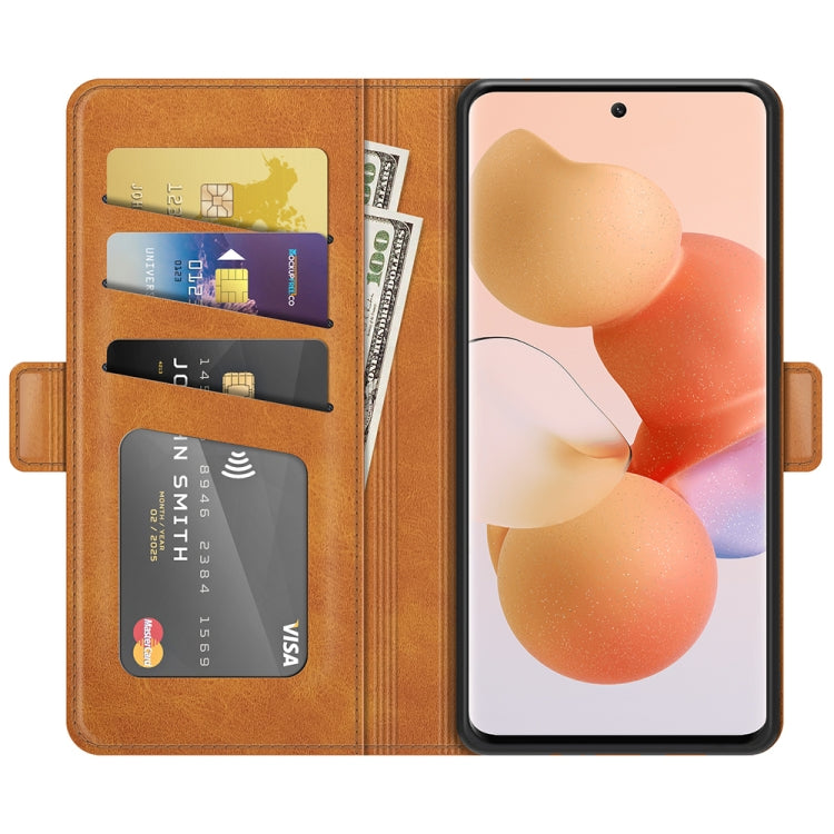 For Xiaomi Civi Dual-side Magnetic Buckle Horizontal Flip Leather Case with Holder & Card Slots & Wallet