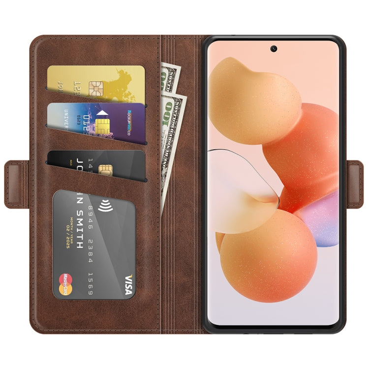 For Xiaomi Civi Dual-side Magnetic Buckle Horizontal Flip Leather Case with Holder & Card Slots & Wallet