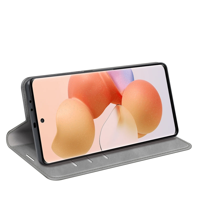 For Xiaomi Civi Retro-skin Magnetic Suction Leather Case with Holder & Card Slots & Wallet