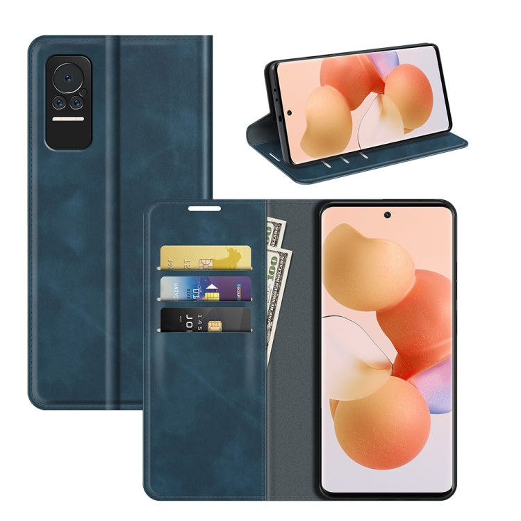 For Xiaomi Civi Retro-skin Magnetic Suction Leather Case with Holder & Card Slots & Wallet