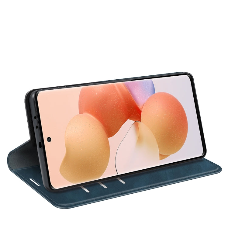 For Xiaomi Civi Retro-skin Magnetic Suction Leather Case with Holder & Card Slots & Wallet