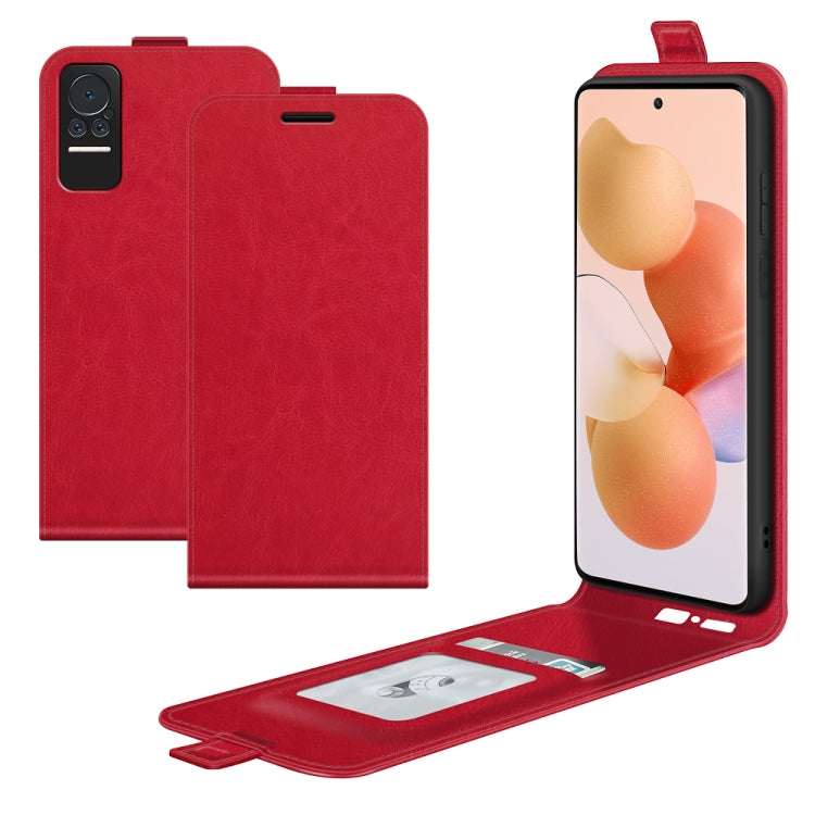 For Xiaomi Civi R64 Texture Single Vertical Flip Leather Protective Case with Card Slots & Photo Frame