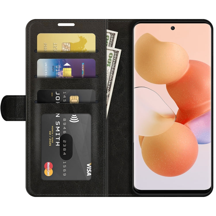 For Xiaomi Civi R64 Texture Single Horizontal Flip Protective Case with Holder & Card Slots & Wallet& Photo Frame