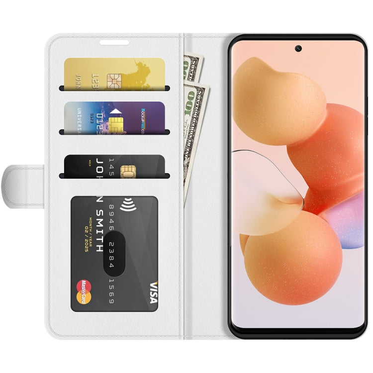 For Xiaomi Civi R64 Texture Single Horizontal Flip Protective Case with Holder & Card Slots & Wallet& Photo Frame