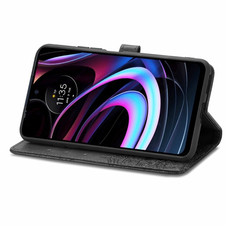 For Motorola Edge 2021 Mandala Embossing Pattern Horizontal Flip Leather Case with Holder & Card Slots & Wallet & Lanyard