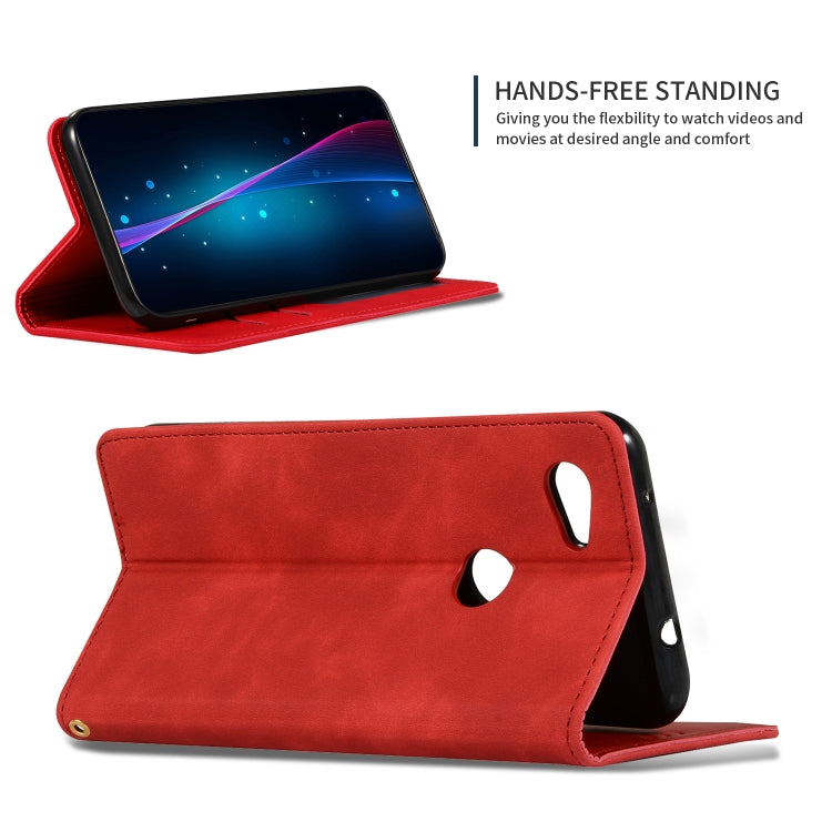 Retro Skin Feel Business Magnetic Horizontal Flip Leather Case for Google Pixel 3A XL