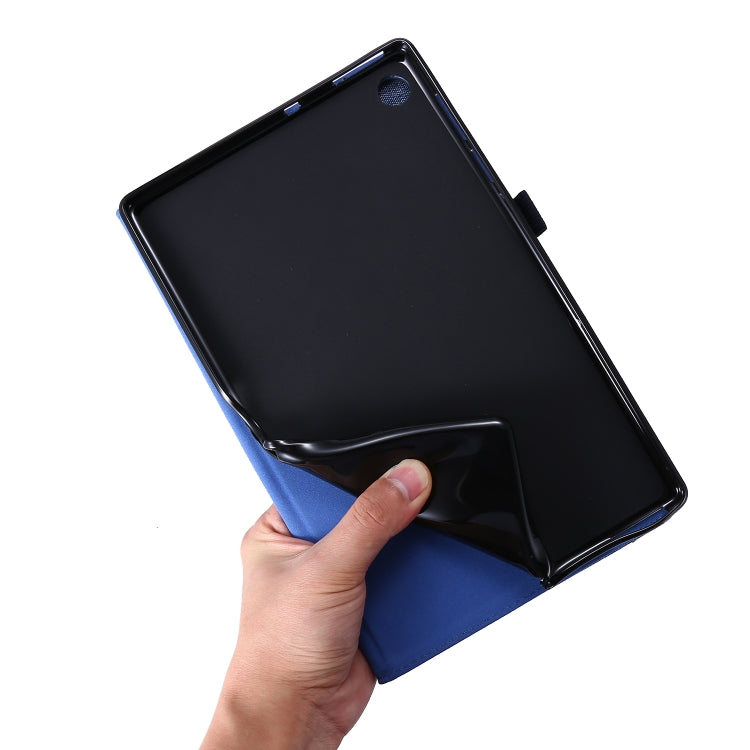 For OPPO Realme Pad 10.4 Horizontal Flip Fabric PU Leather Tablet Case with Card Slots & Holder