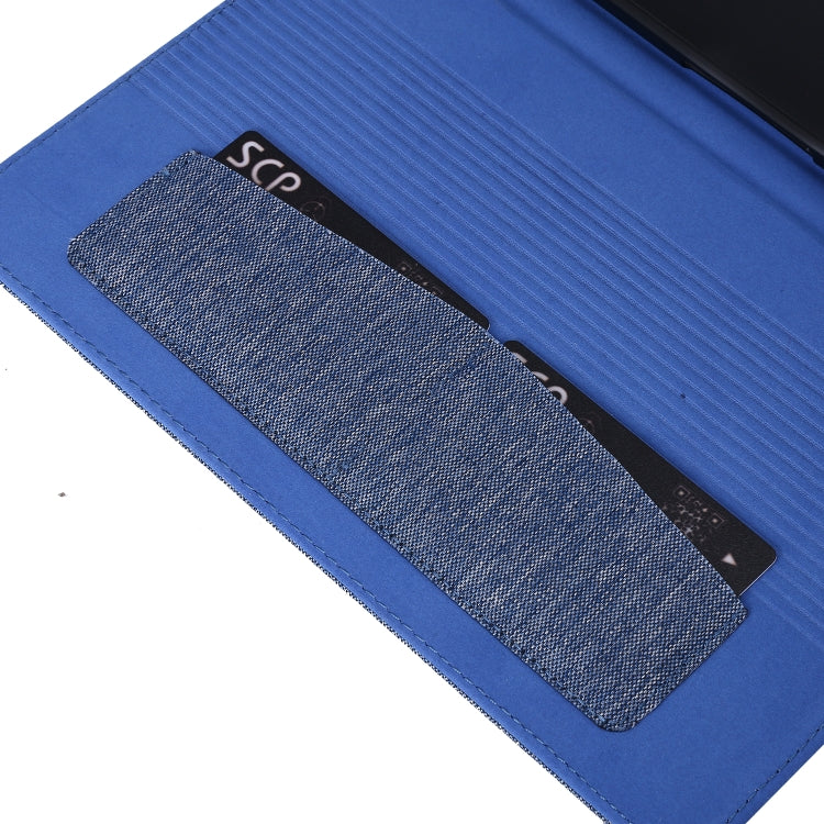 For OPPO Realme Pad 10.4 Horizontal Flip Fabric PU Leather Tablet Case with Card Slots & Holder