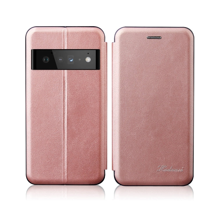 For Google Pixel 6 Integrated Voltage Retro Texture Magnetic Leather Case with Card Slot & Holder