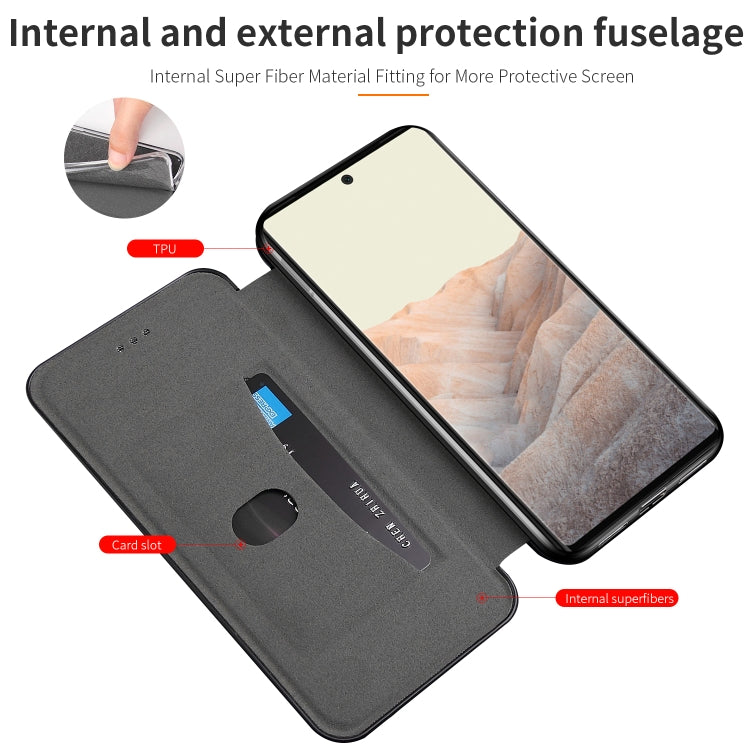 For Google Pixel 6 Integrated Voltage Retro Texture Magnetic Leather Case with Card Slot & Holder