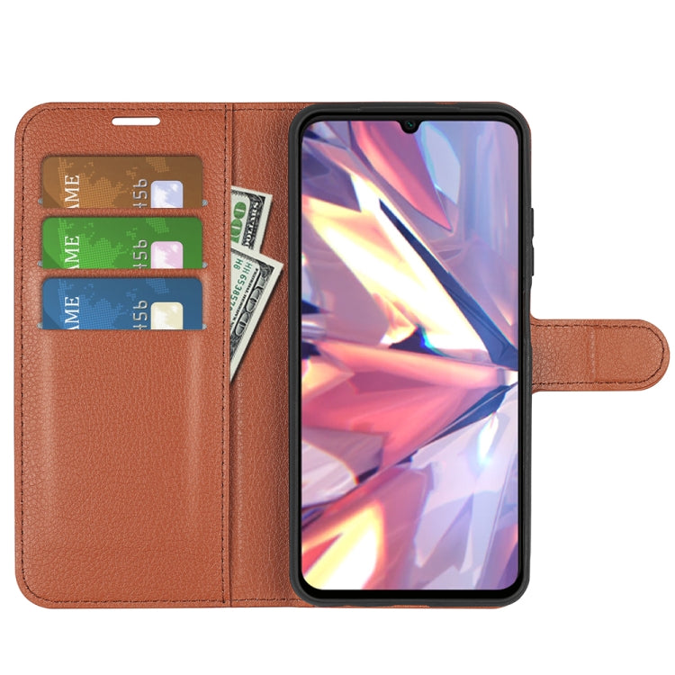 For Huawei nova Y60 Litchi Texture Horizontal Flip Protective Case with Holder & Card Slots & Wallet