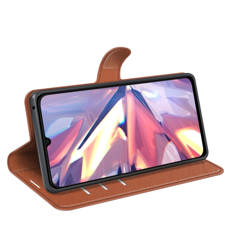 For Huawei nova Y60 Litchi Texture Horizontal Flip Protective Case with Holder & Card Slots & Wallet