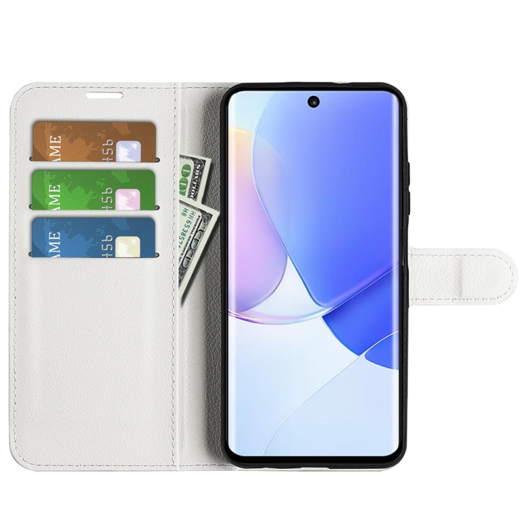 For Huawei nova 9 Litchi Texture Horizontal Flip Protective Case with Holder & Card Slots & Wallet