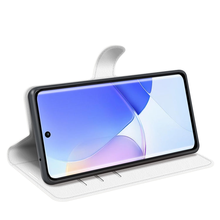 For Huawei nova 9 Litchi Texture Horizontal Flip Protective Case with Holder & Card Slots & Wallet
