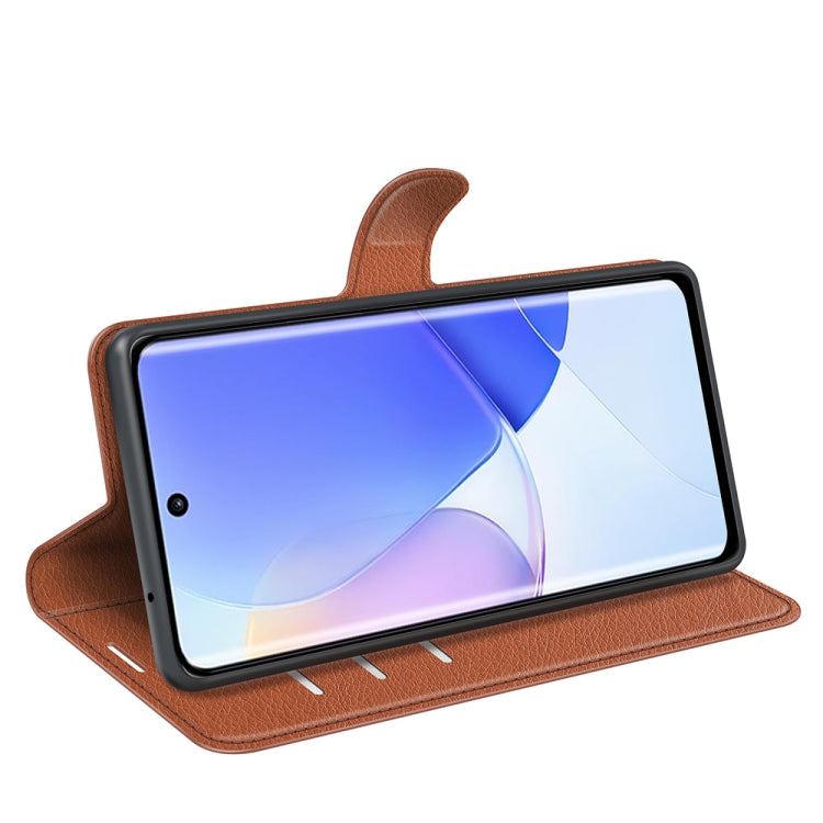 For Huawei nova 9 Litchi Texture Horizontal Flip Protective Case with Holder & Card Slots & Wallet