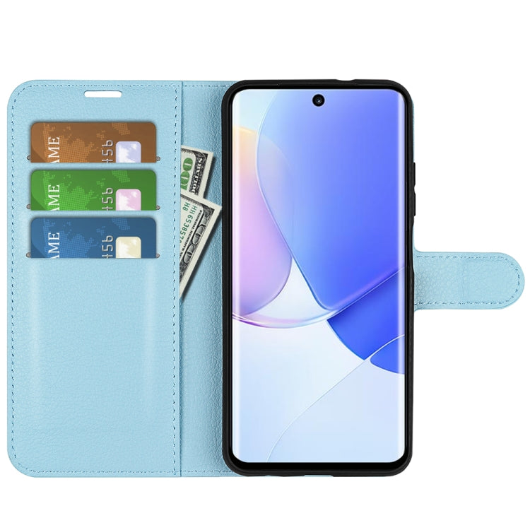 For Huawei nova 9 Litchi Texture Horizontal Flip Protective Case with Holder & Card Slots & Wallet