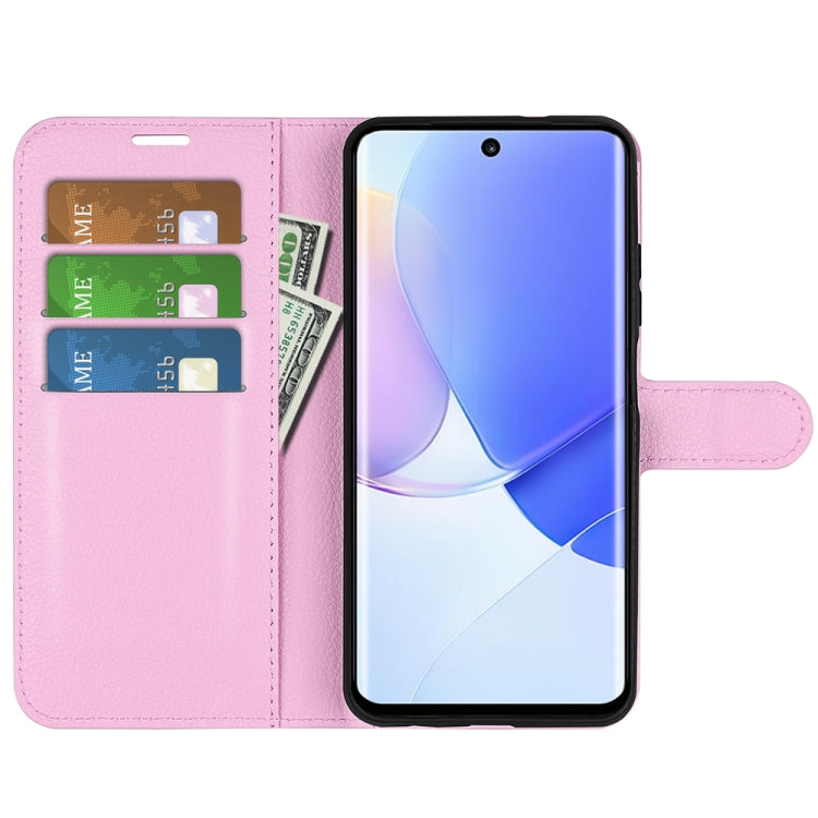 For Huawei nova 9 Litchi Texture Horizontal Flip Protective Case with Holder & Card Slots & Wallet
