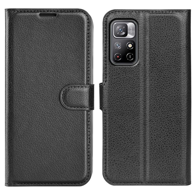 For Xiaomi Redmi Note 11 Litchi Texture Horizontal Flip Protective Case with Holder & Card Slots & Wallet