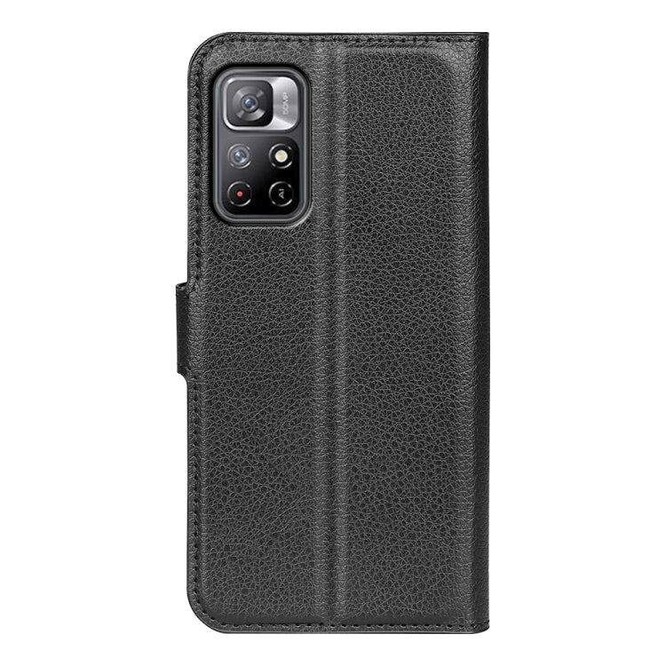For Xiaomi Redmi Note 11 Litchi Texture Horizontal Flip Protective Case with Holder & Card Slots & Wallet