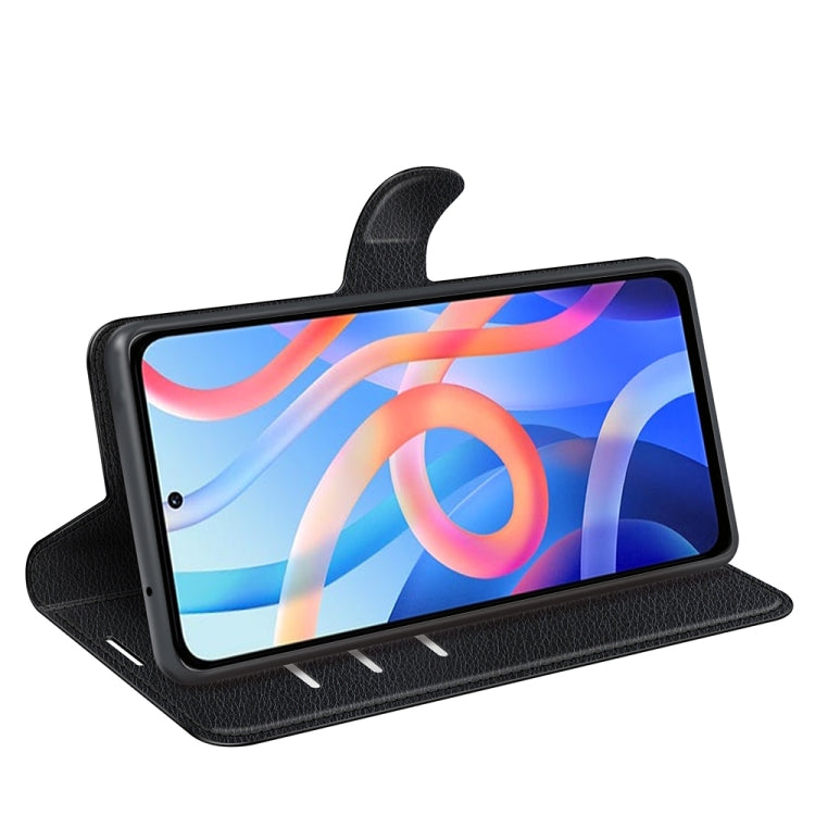 For Xiaomi Redmi Note 11 Litchi Texture Horizontal Flip Protective Case with Holder & Card Slots & Wallet