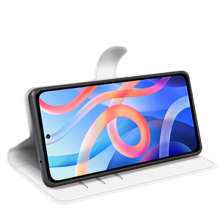 For Xiaomi Redmi Note 11 Litchi Texture Horizontal Flip Protective Case with Holder & Card Slots & Wallet