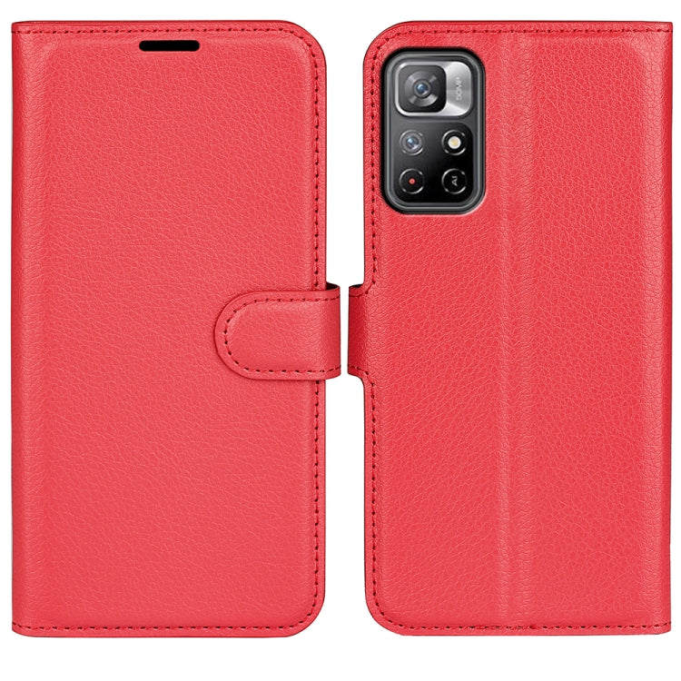 For Xiaomi Redmi Note 11 Litchi Texture Horizontal Flip Protective Case with Holder & Card Slots & Wallet