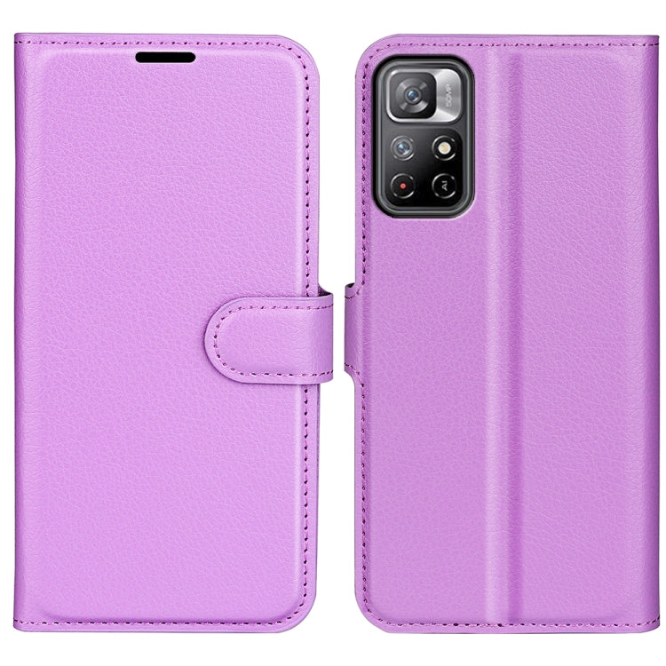 For Xiaomi Redmi Note 11 Litchi Texture Horizontal Flip Protective Case with Holder & Card Slots & Wallet