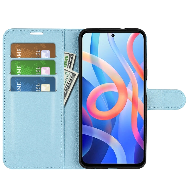 For Xiaomi Redmi Note 11 Litchi Texture Horizontal Flip Protective Case with Holder & Card Slots & Wallet
