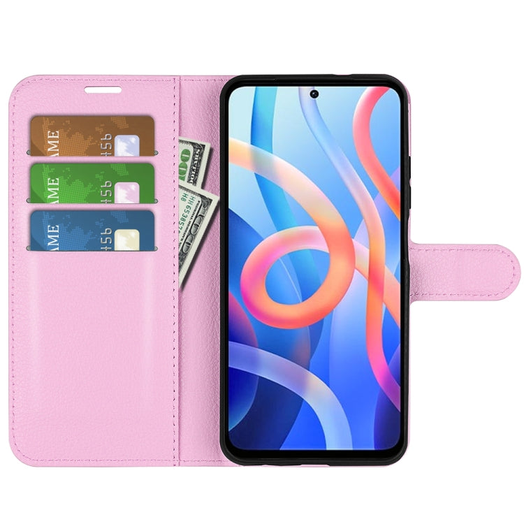 For Xiaomi Redmi Note 11 Litchi Texture Horizontal Flip Protective Case with Holder & Card Slots & Wallet