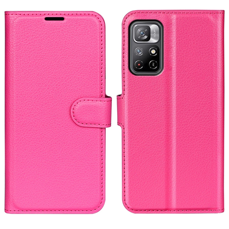 For Xiaomi Redmi Note 11 Litchi Texture Horizontal Flip Protective Case with Holder & Card Slots & Wallet