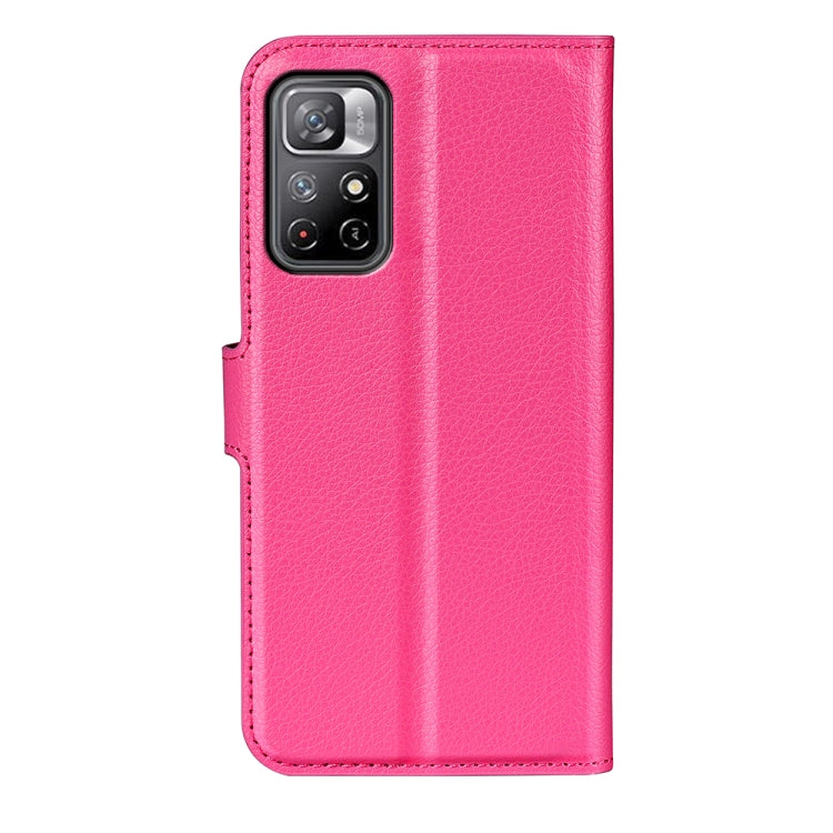 For Xiaomi Redmi Note 11 Litchi Texture Horizontal Flip Protective Case with Holder & Card Slots & Wallet