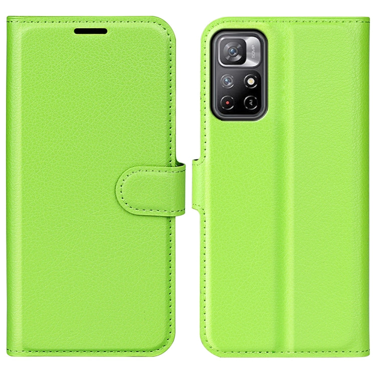For Xiaomi Redmi Note 11 Litchi Texture Horizontal Flip Protective Case with Holder & Card Slots & Wallet