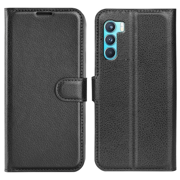 For OPPO K9 Pro Litchi Texture Horizontal Flip Protective Case with Holder & Card Slots & Wallet