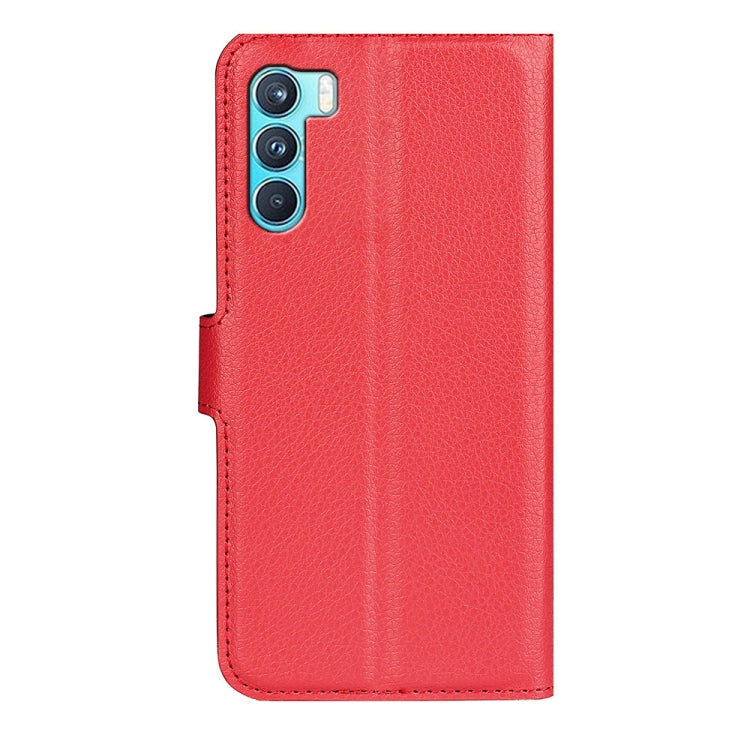 For OPPO K9 Pro Litchi Texture Horizontal Flip Protective Case with Holder & Card Slots & Wallet