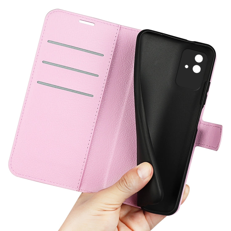 For OPPO Realme Narzo 50i Litchi Texture Horizontal Flip Protective Case with Holder & Card Slots & Wallet