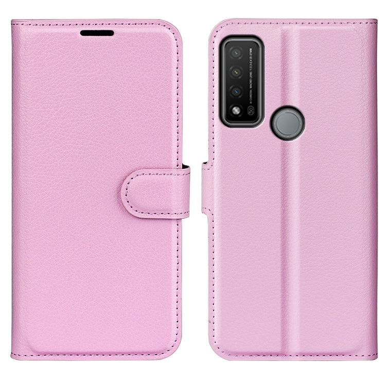 For TCL 20 R 5G Litchi Texture Horizontal Flip Phone Protective Case with Holder & Card Slots & Wallet