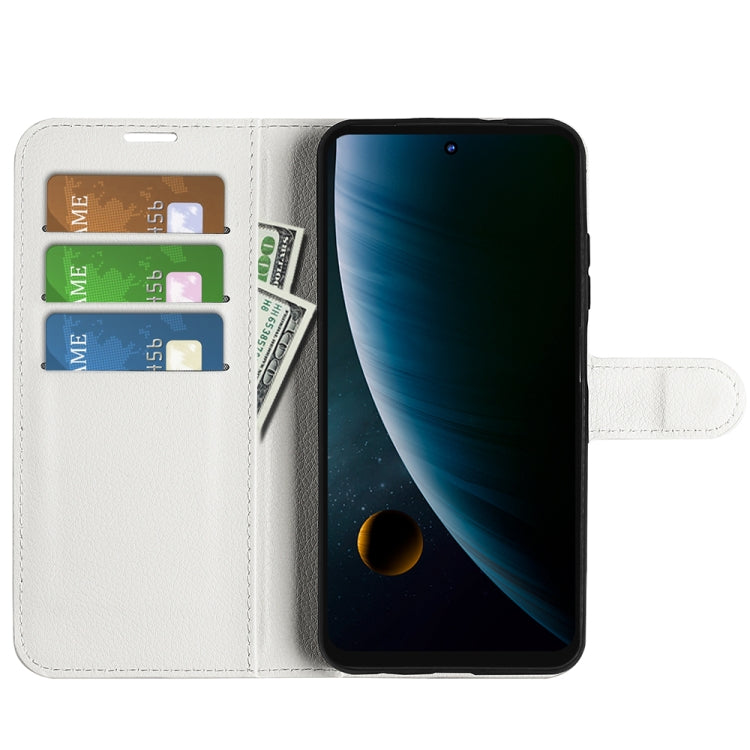 For ZTE Blade V30 Litchi Texture Horizontal Flip Phone Protective Case with Holder & Card Slots & Wallet