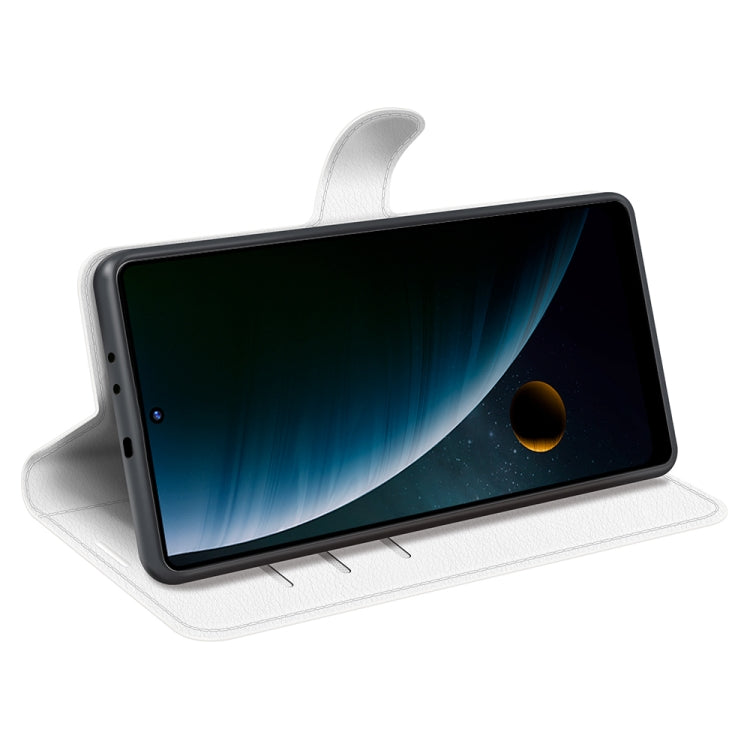 For ZTE Blade V30 Litchi Texture Horizontal Flip Phone Protective Case with Holder & Card Slots & Wallet