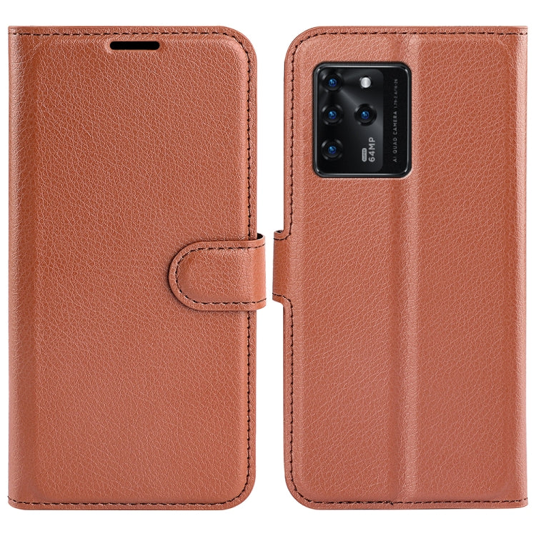 For ZTE Blade V30 Litchi Texture Horizontal Flip Phone Protective Case with Holder & Card Slots & Wallet