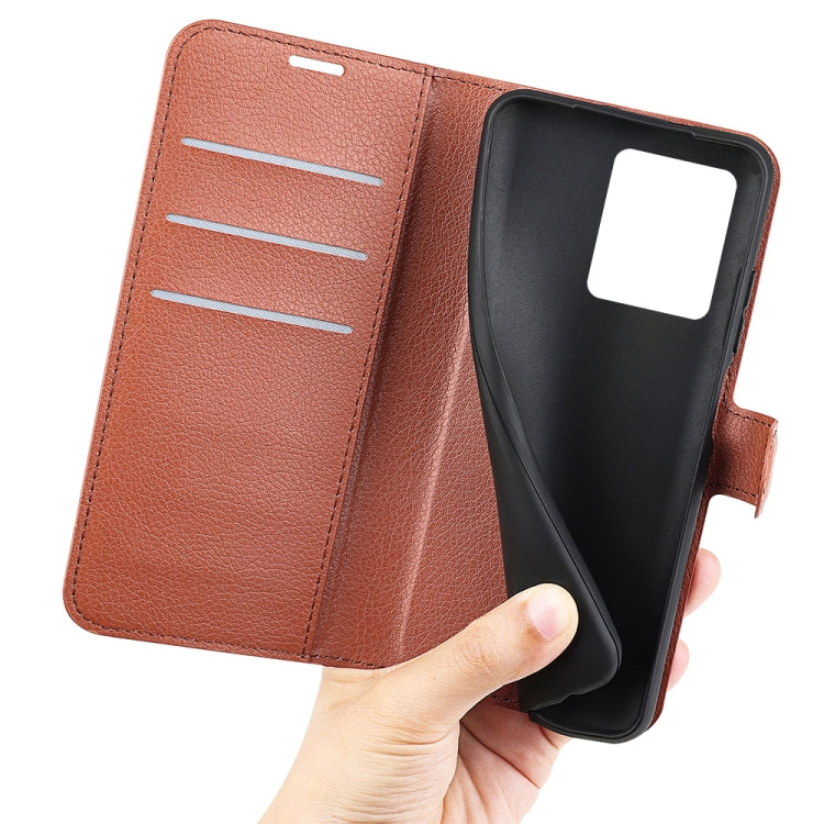 For ZTE Blade V30 Litchi Texture Horizontal Flip Phone Protective Case with Holder & Card Slots & Wallet
