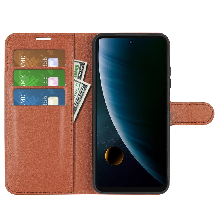 For ZTE Blade V30 Litchi Texture Horizontal Flip Phone Protective Case with Holder & Card Slots & Wallet