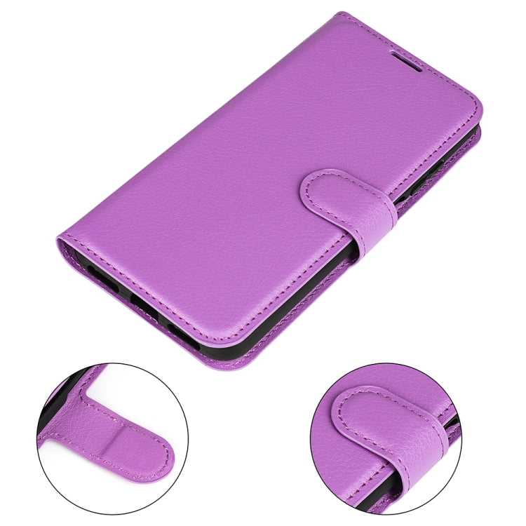 For ZTE Blade V30 Litchi Texture Horizontal Flip Phone Protective Case with Holder & Card Slots & Wallet