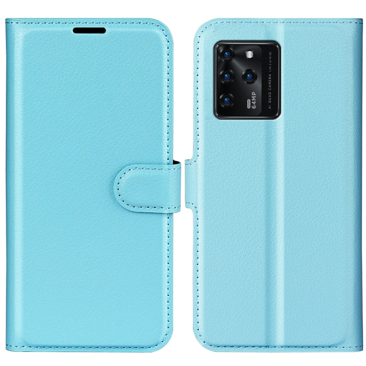 For ZTE Blade V30 Litchi Texture Horizontal Flip Phone Protective Case with Holder & Card Slots & Wallet